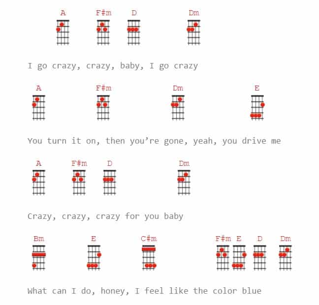 Let's Go Crazy - Guitar Chords/Lyrics