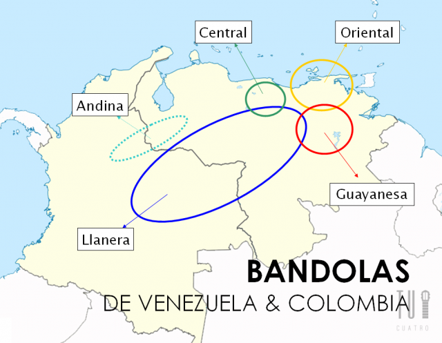 Mapa Bandolas